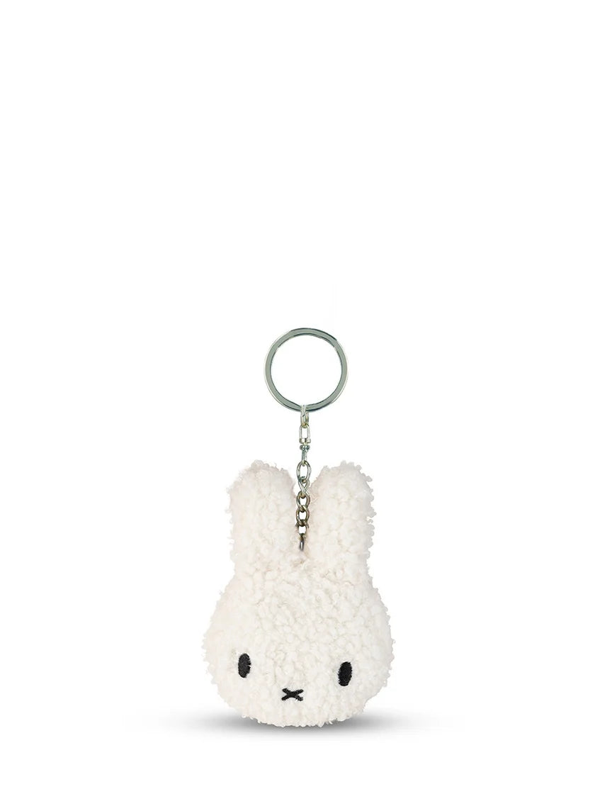 Miffy Flat Keychain, Teddy Cream