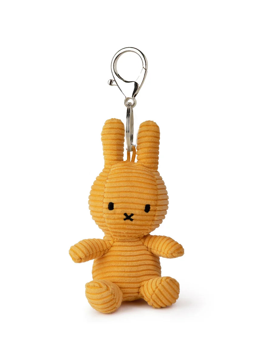 Miffy Corduroy Keychain, Yellow