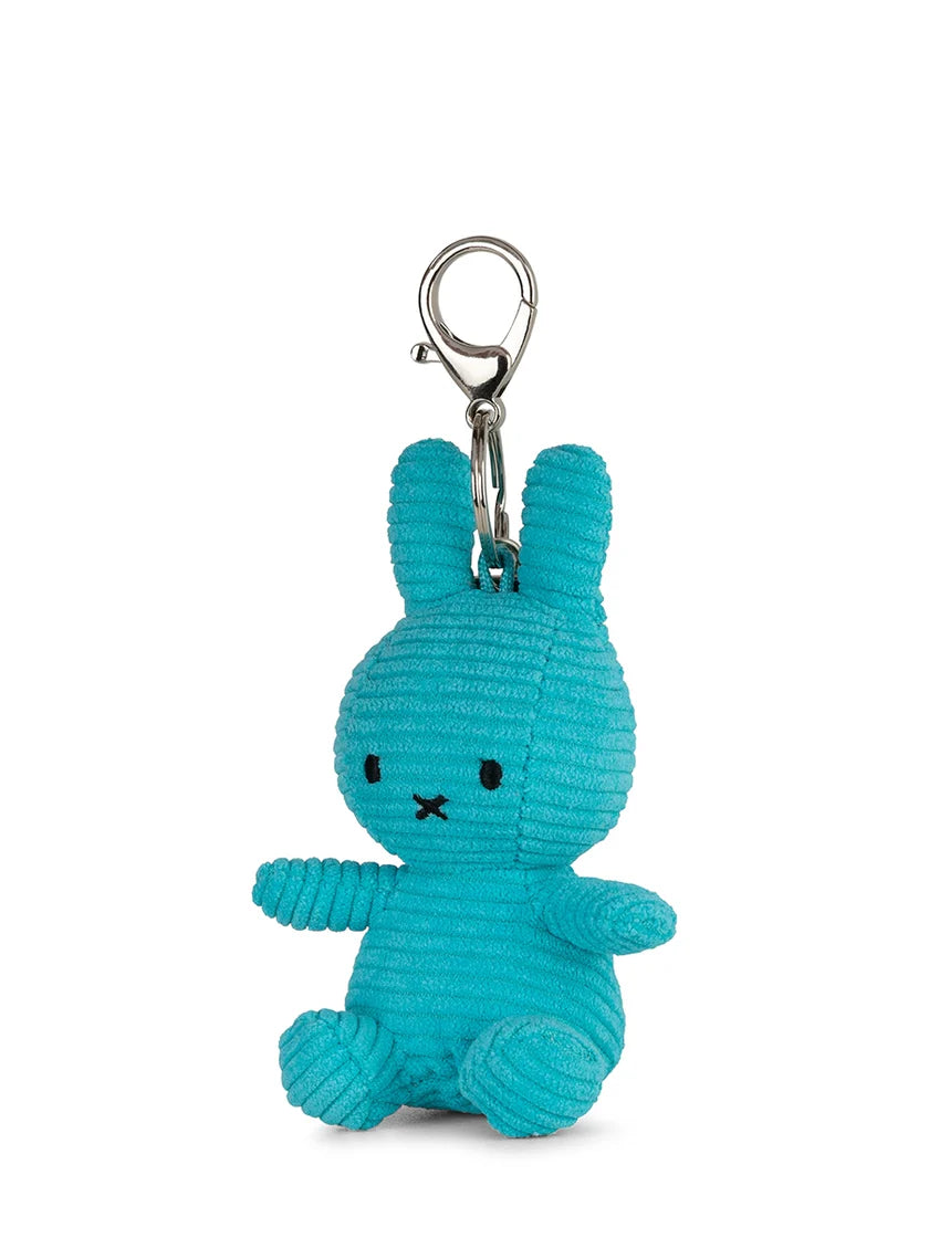 Miffy Corduroy Keychain, Teal