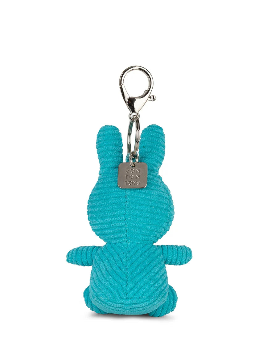 Miffy Corduroy Keychain, Teal