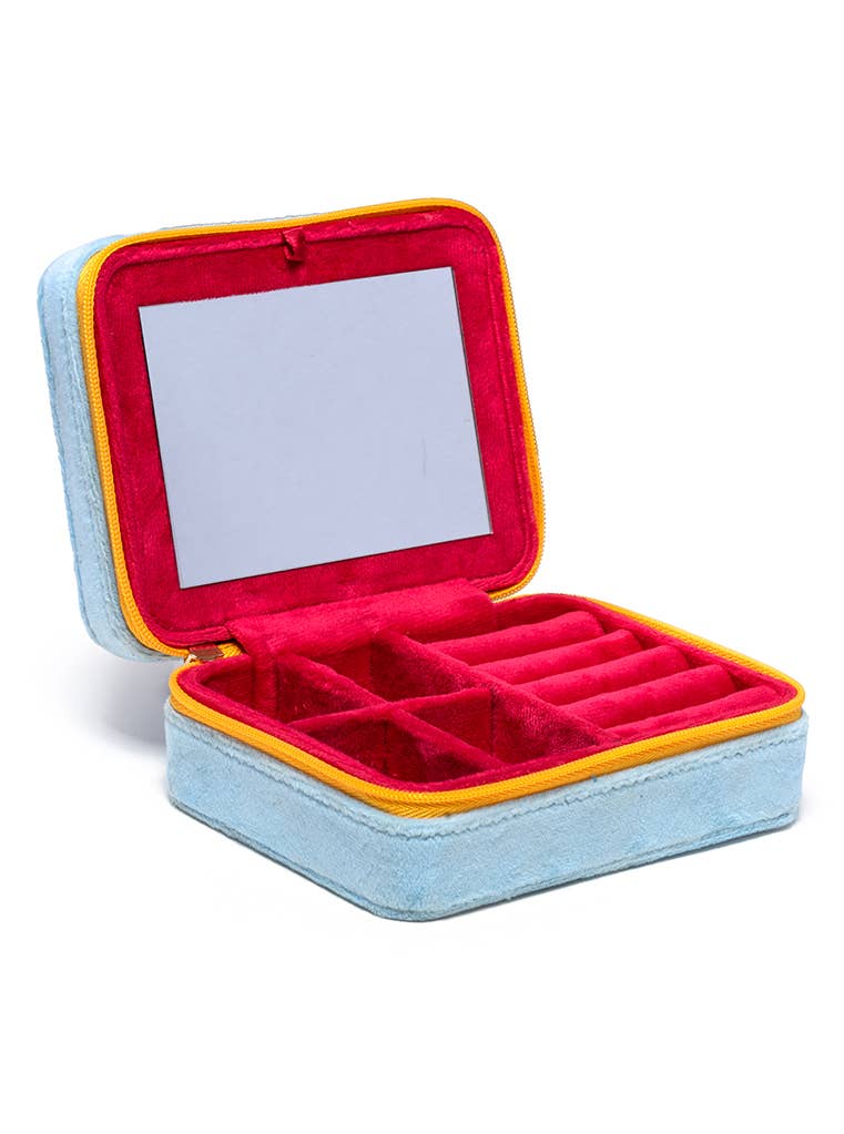 Jewelry Zip Case, Blue Slot Machine