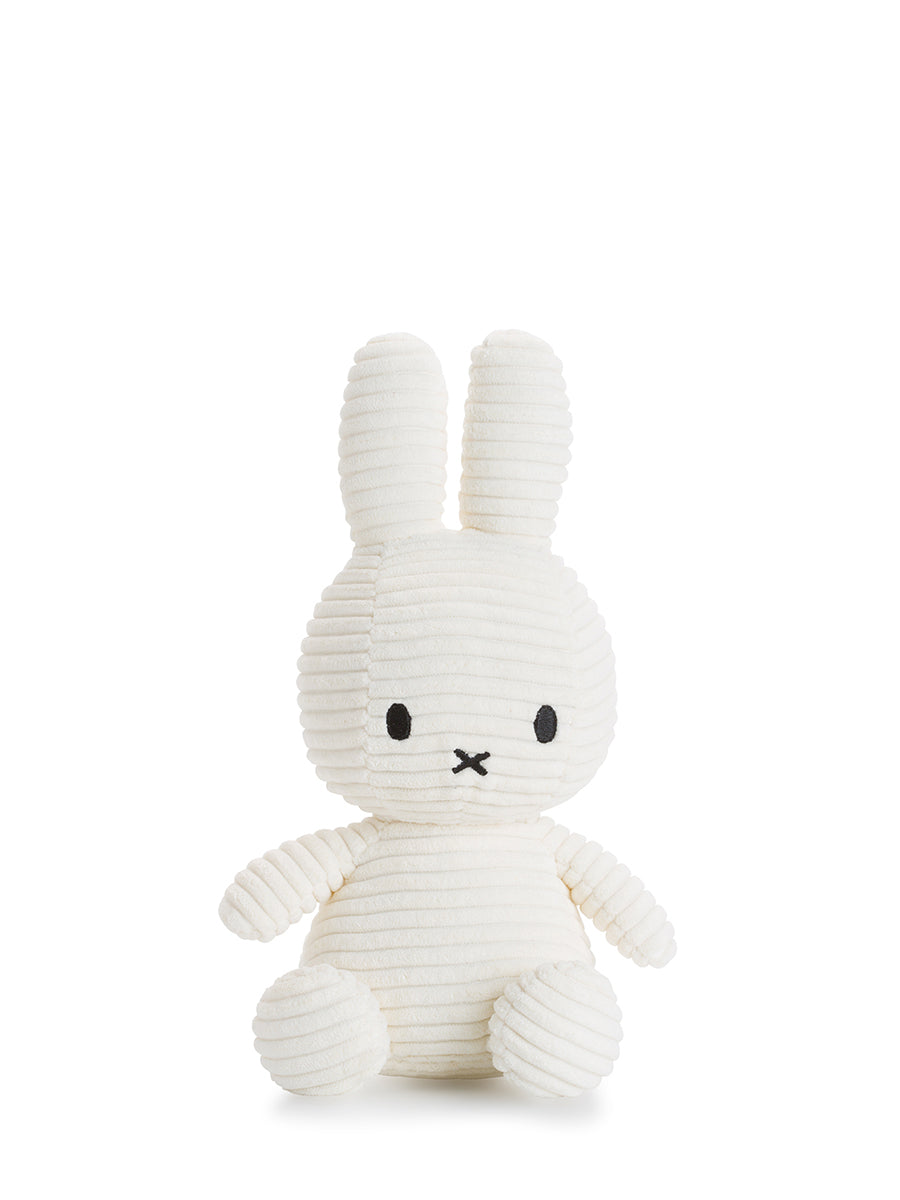 Miffy Corduroy Plush 9", Offwhite