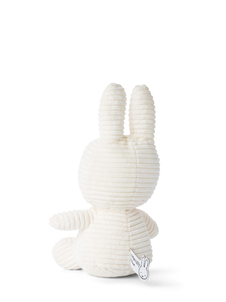 Miffy Corduroy Plush 9", Offwhite