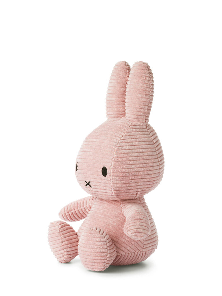 Miffy Eco Corduroy Plush 13", Pink