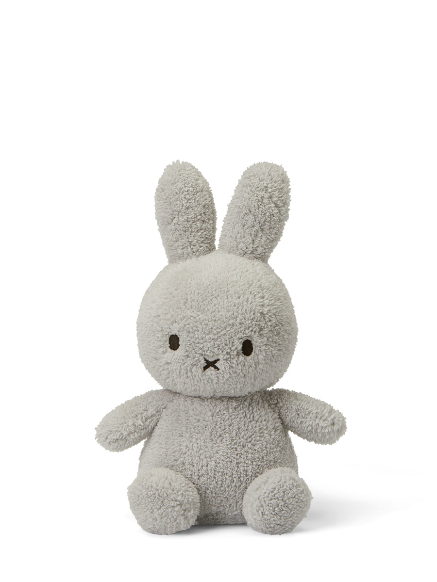 Miffy Terry Plush 9", Light Grey