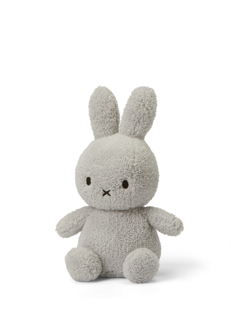 Miffy Terry Plush 9", Light Grey