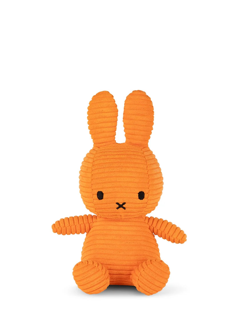Miffy Corduroy Plush 9", Orange