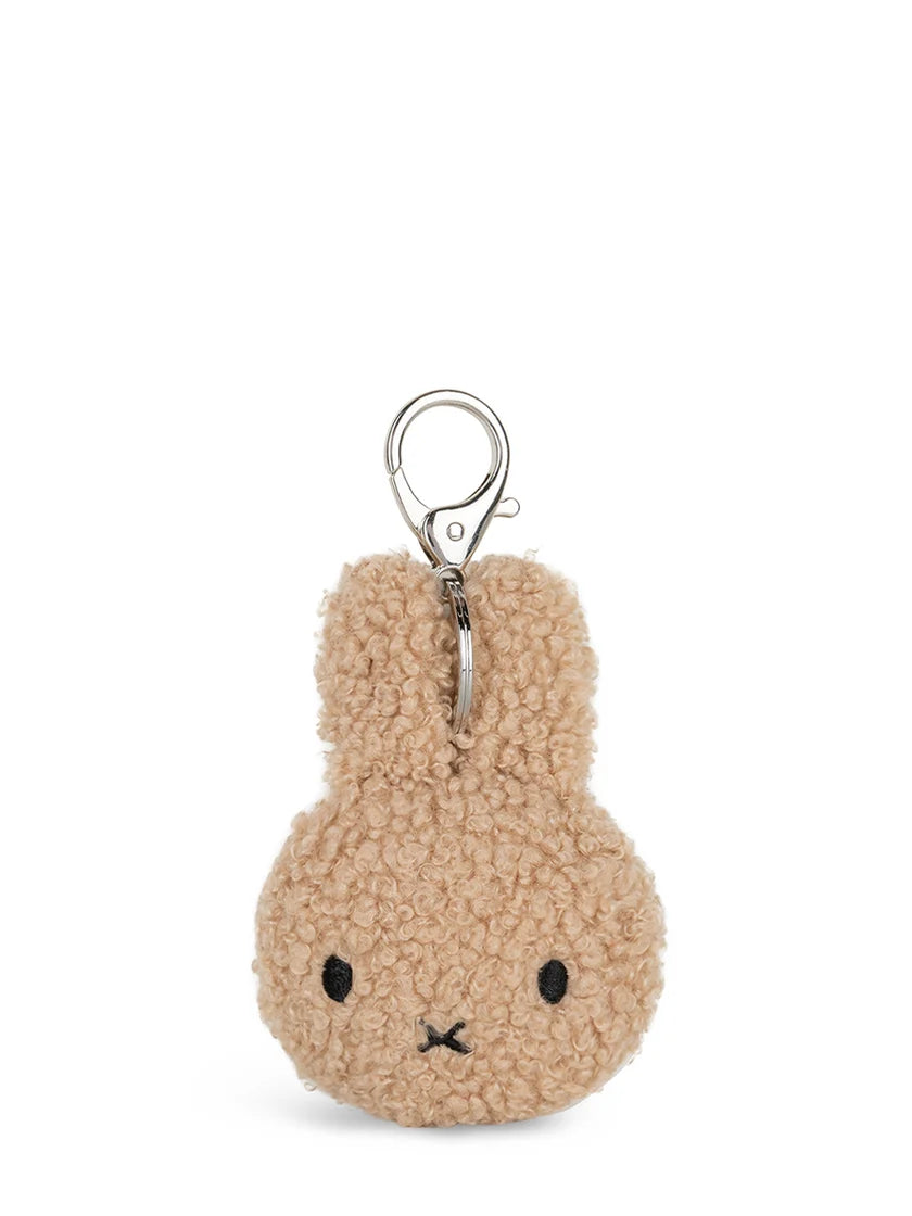 Miffy Flat Keychain, Teddy Beige