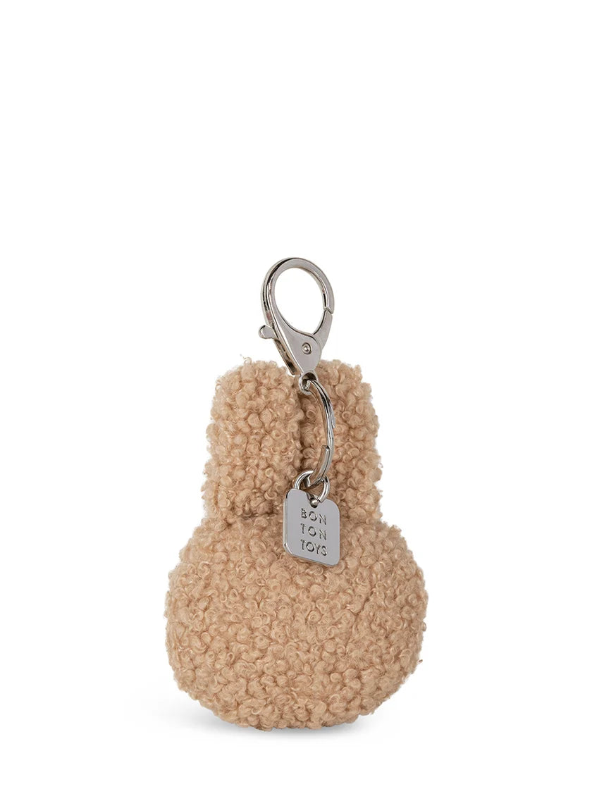 Miffy Flat Keychain, Teddy Beige