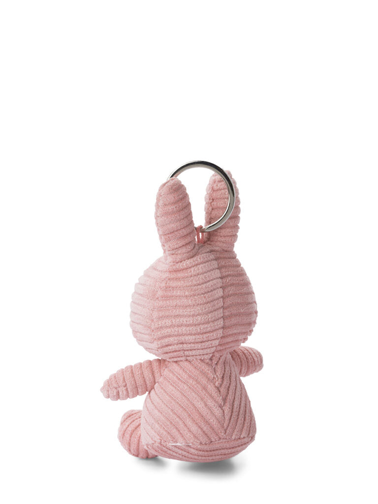 Miffy Corduroy Keychain, Pink