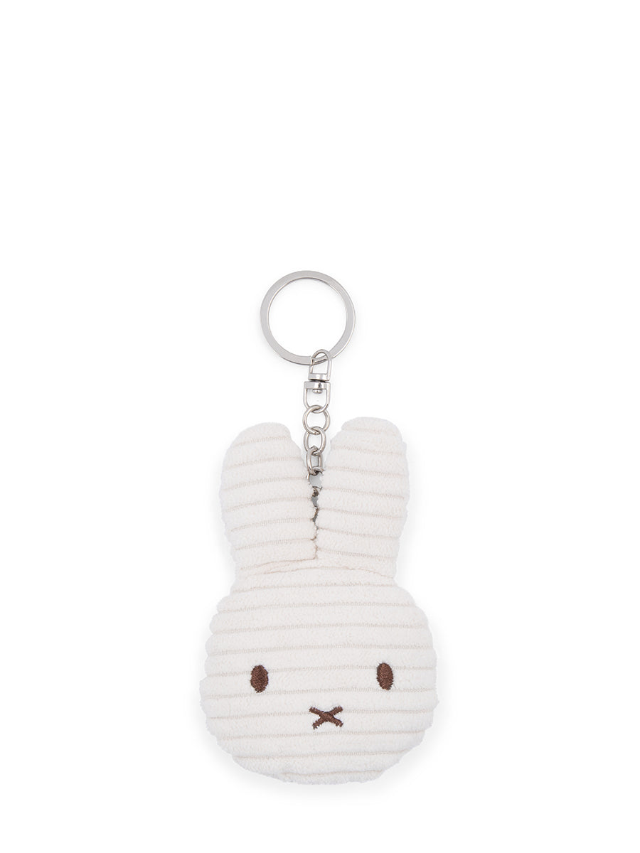 Miffy Flat Keychain, Corduroy Offwhite