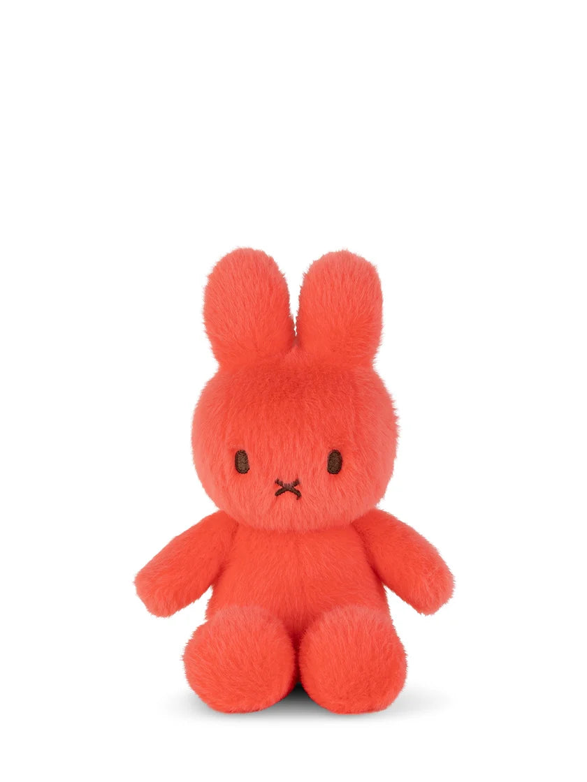Miffy Fuzzy Plush, Bright Coral 7"