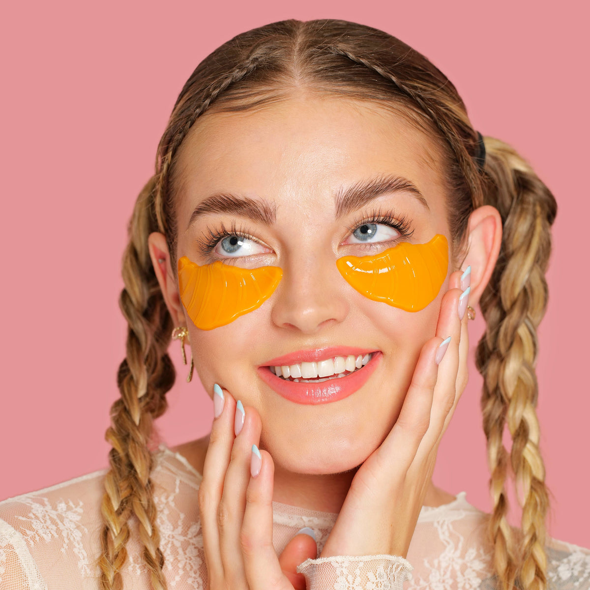 Croissant Depuffing Undereye Patches, 8 Pack