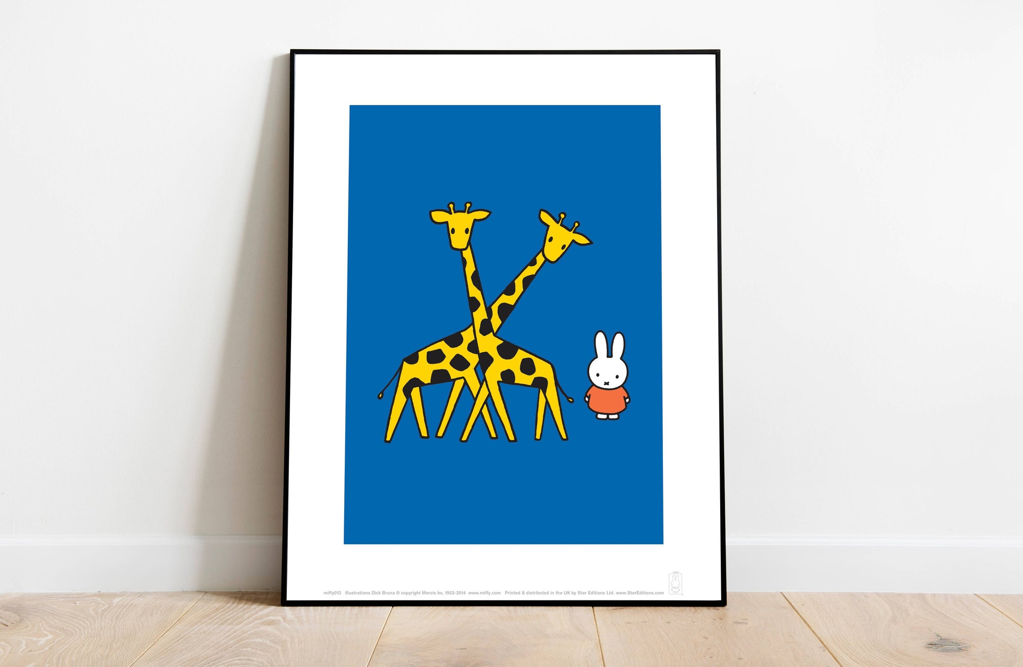 Miffy with Giraffe Art Print