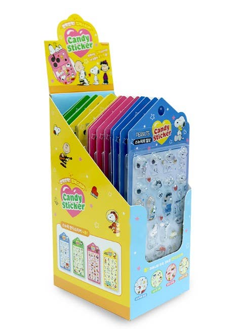 Snoopy Candy Jelly 3D Deco Sticker Sheet