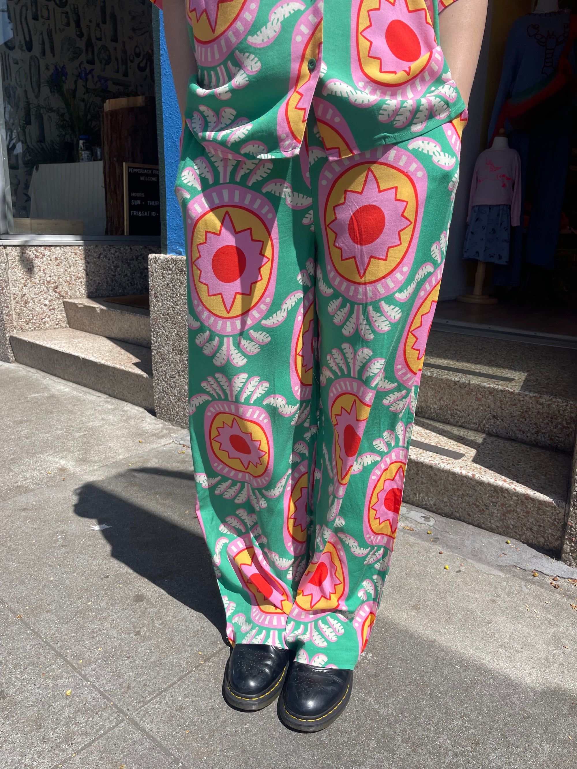 Trousers, Aqua