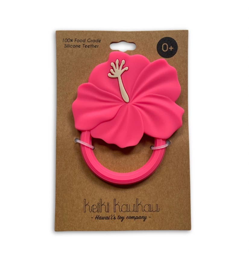 Hibiscus Baby Teether, Yellow