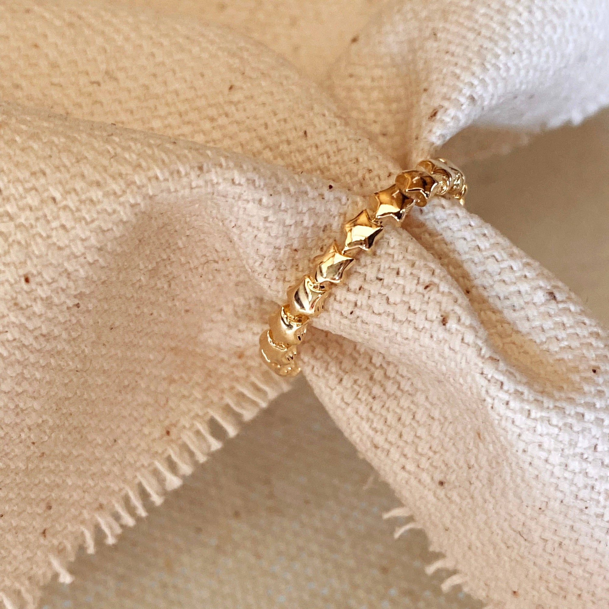 Stackable Stars Ring, 18k Gold Filled