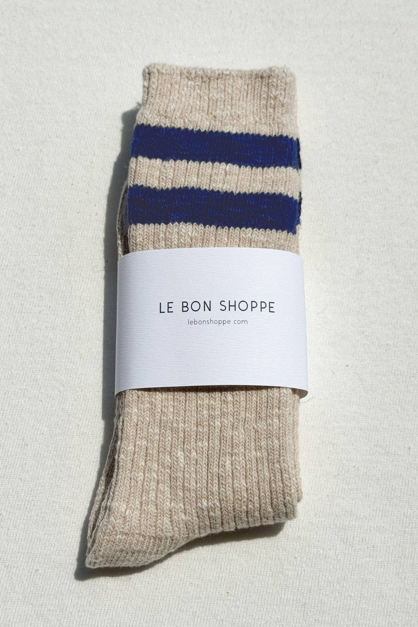 Cottage Varsity Socks, White Varsity