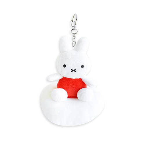 Miffy on a Cloud Plush Keychain