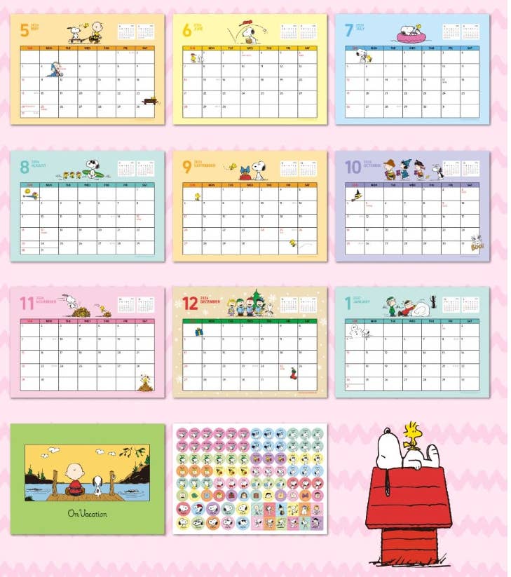 Peanuts Snoopy 2026 Desk Calendar