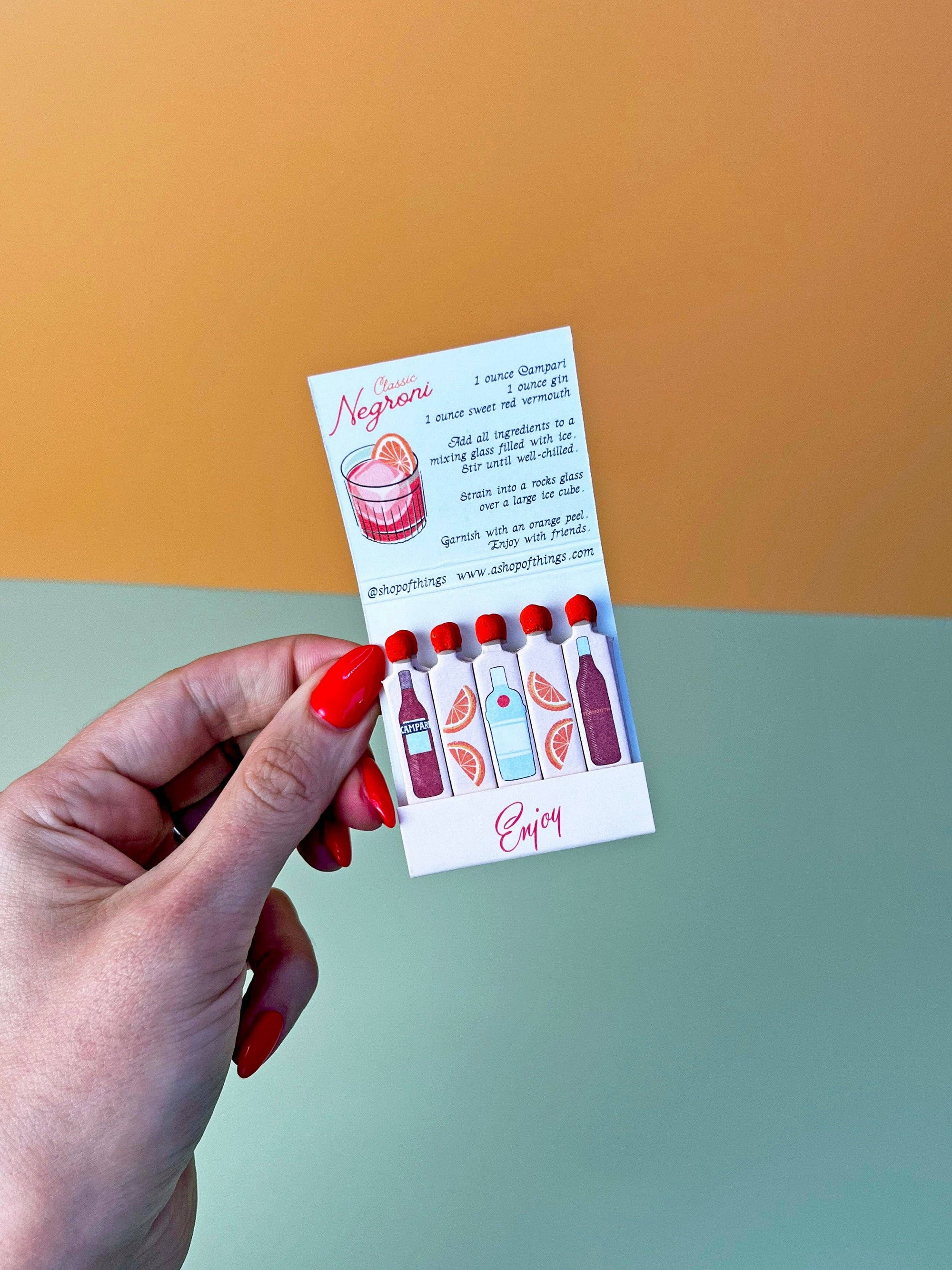 Negroni Matchbook