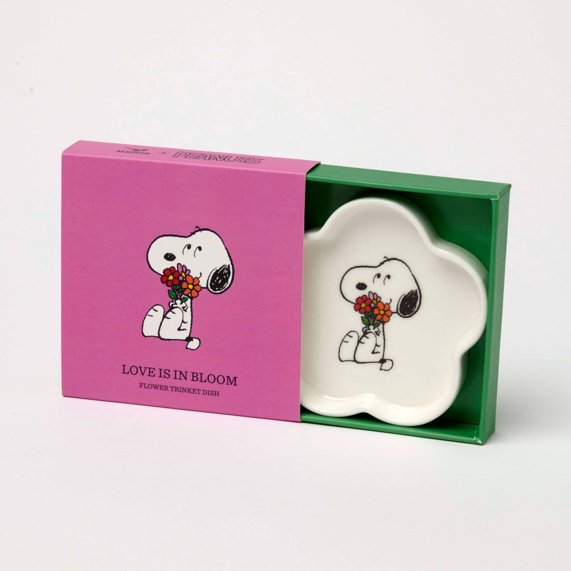 Snoopy Flower Shaped Trinket Dish, Flowers