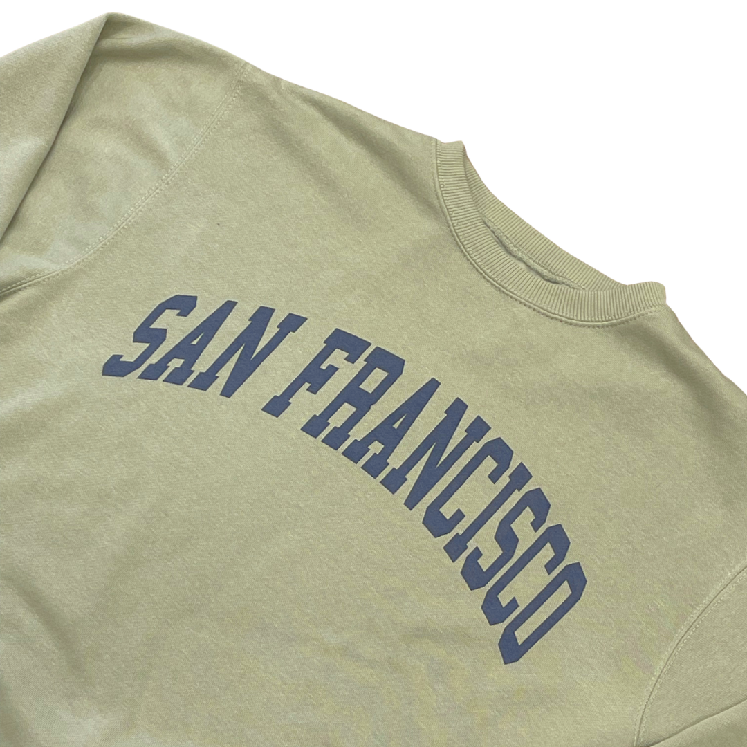 San Francisco Sweatshirt, Sage/Navy