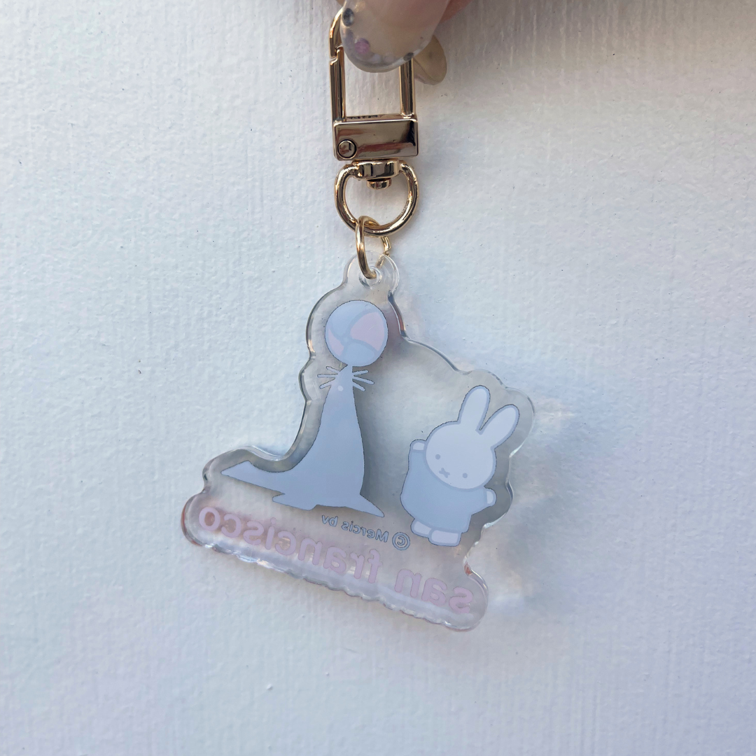 Miffy SF Seal Keychain