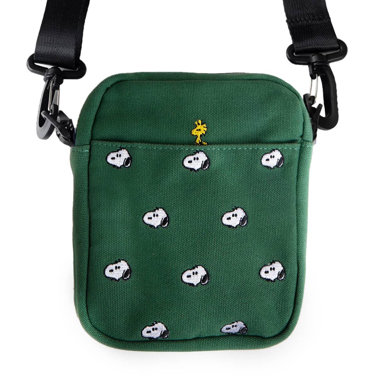 Snoopy Embroidered Crossbody Bag, Forest