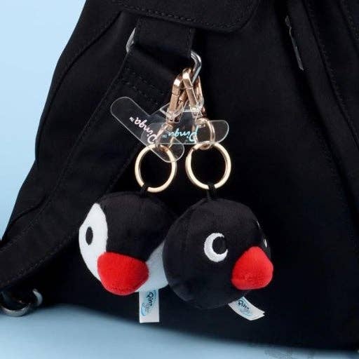 Pingu Face Plush Bag Charm