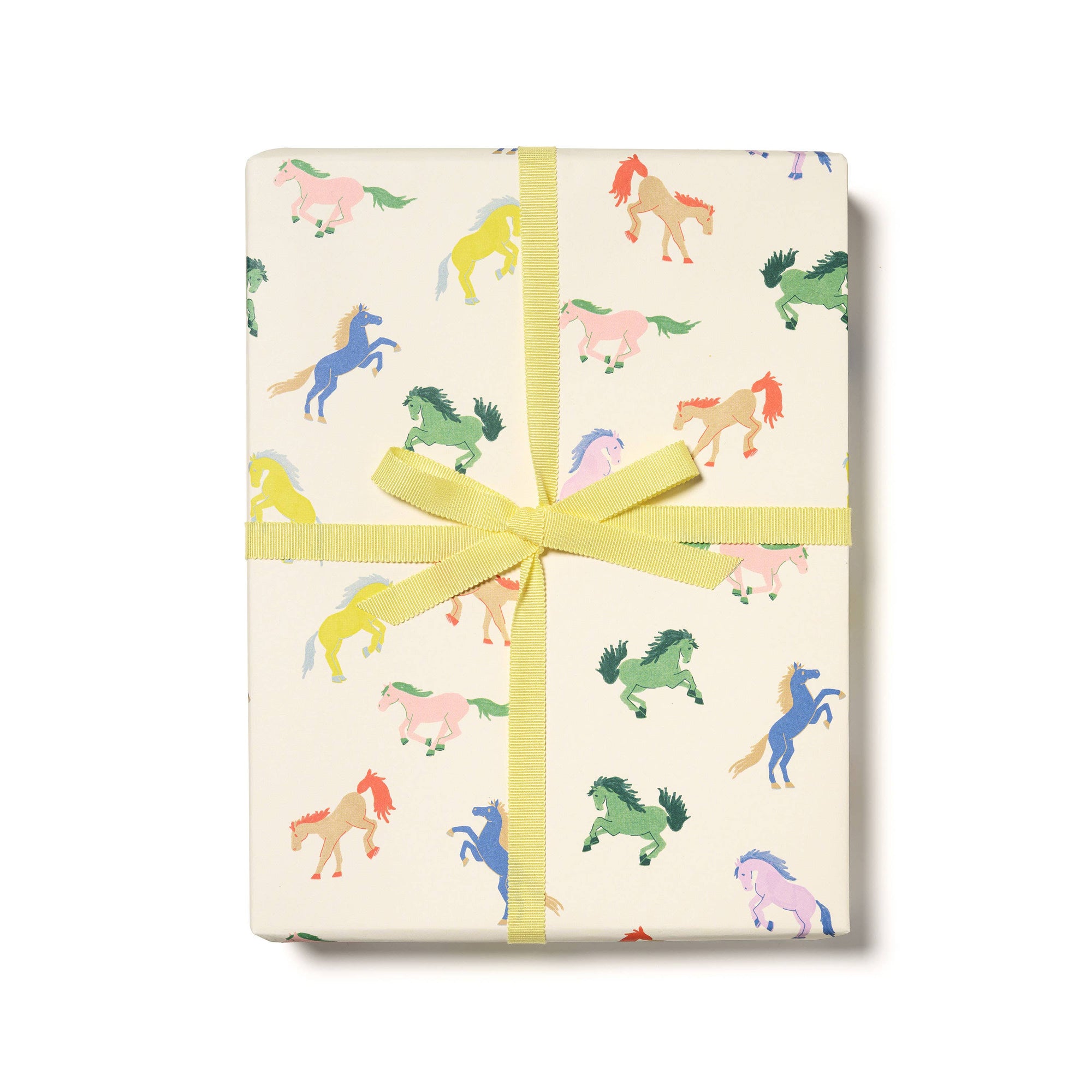 Wild Horses Rolled Gift Wrap, 3 sheets