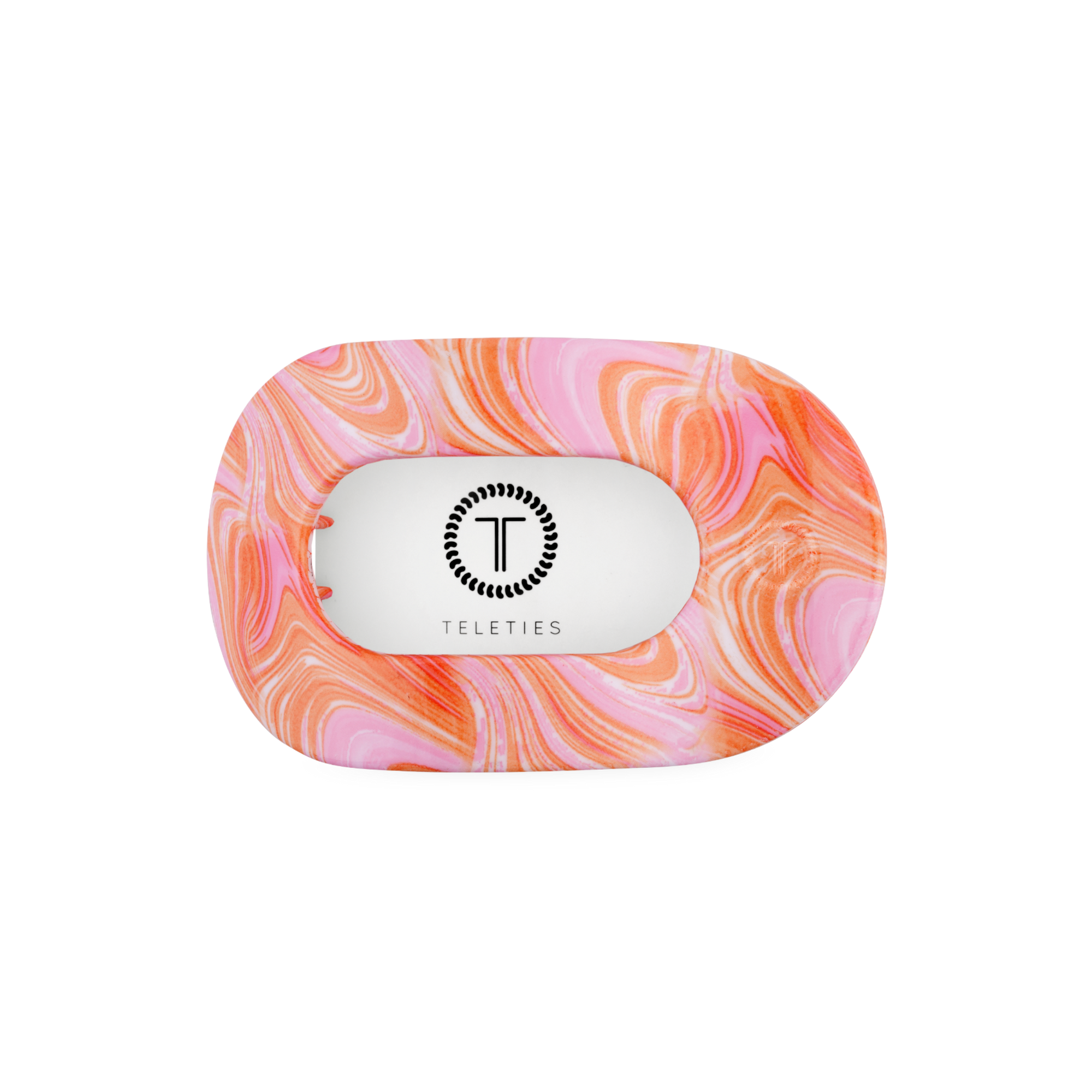 Just Keep Swimming, Medium, Flat Round Hair Clip
