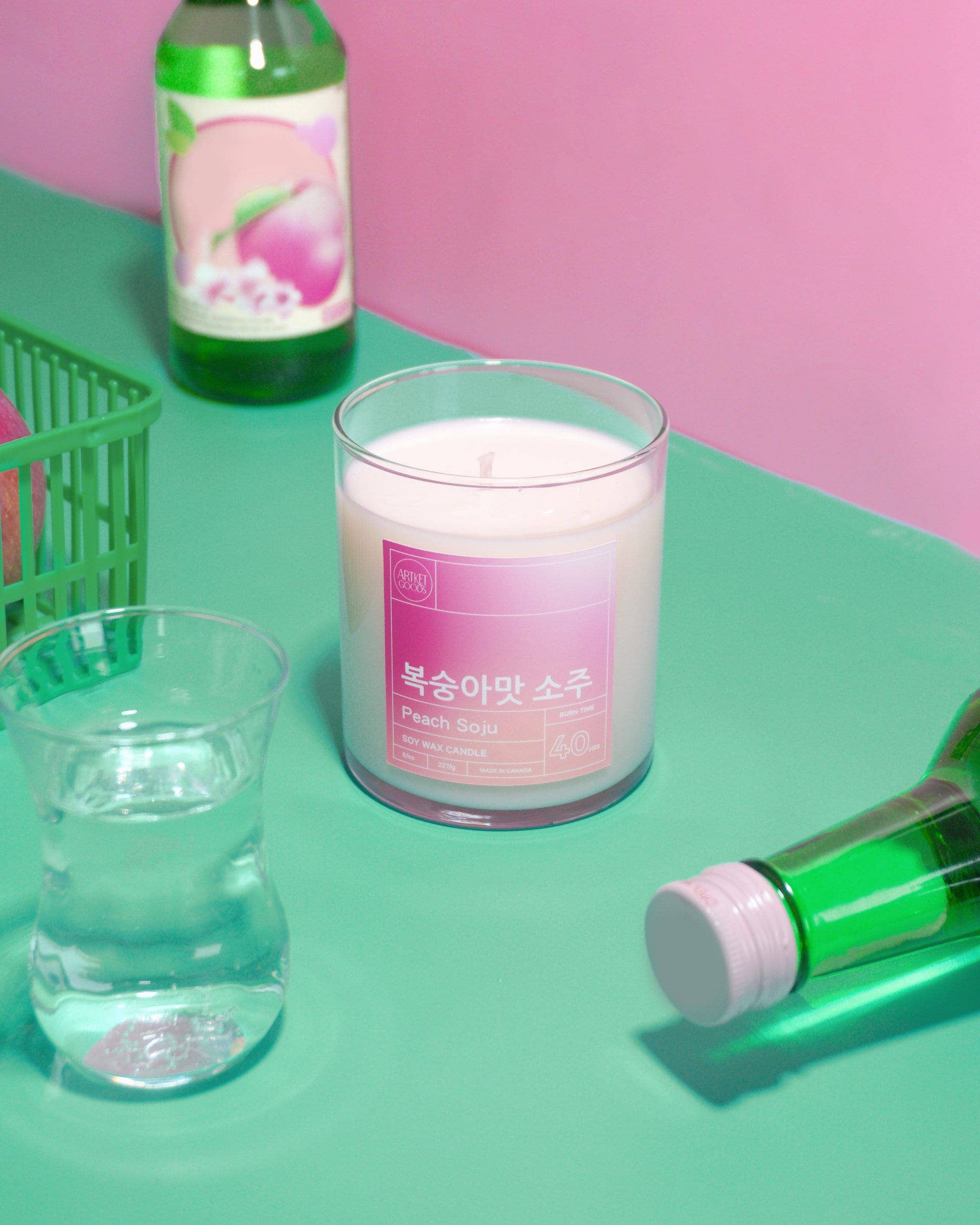 Peach Soju Scented Candle