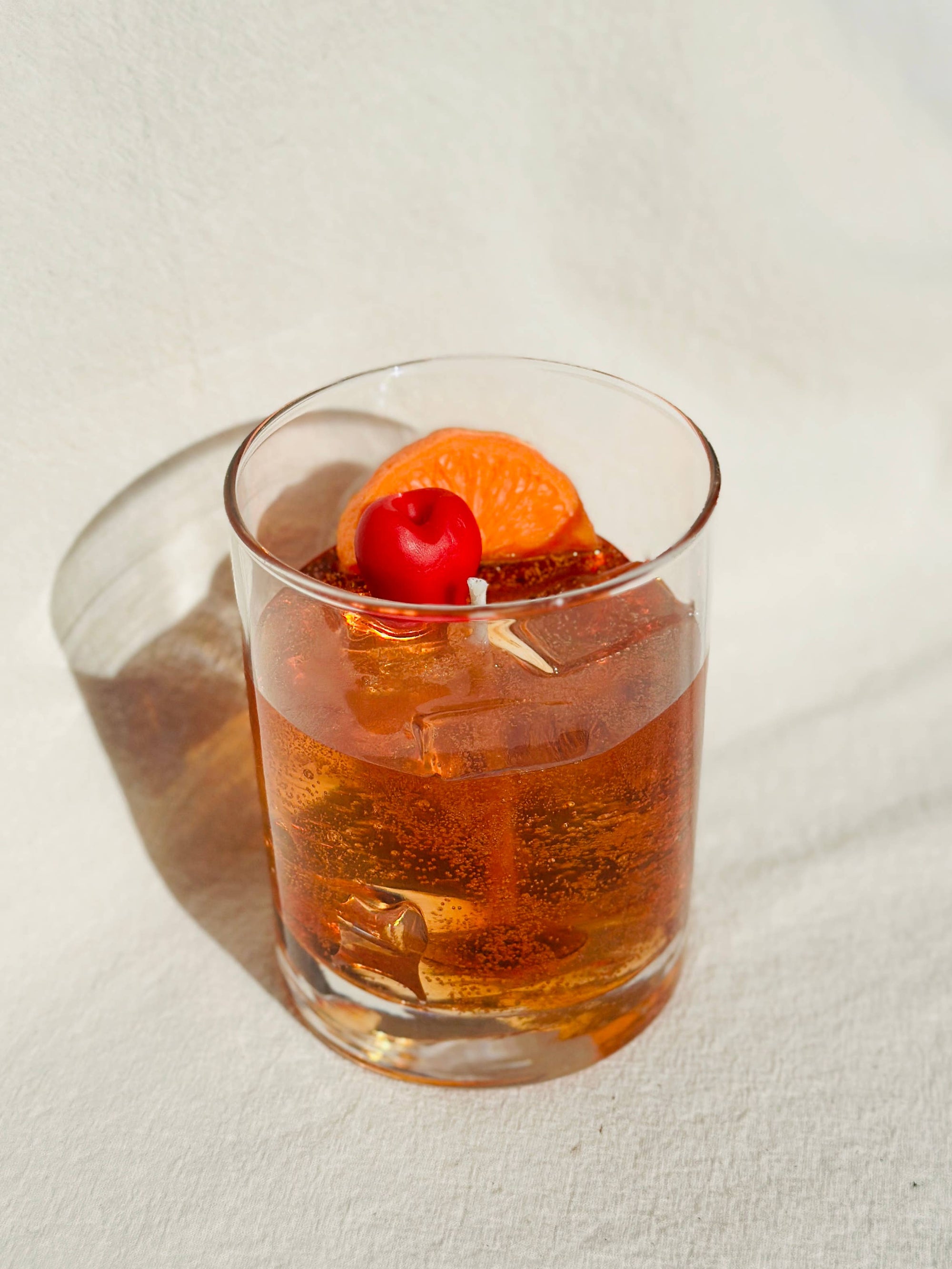 Old Fashioned Cocktail Candle