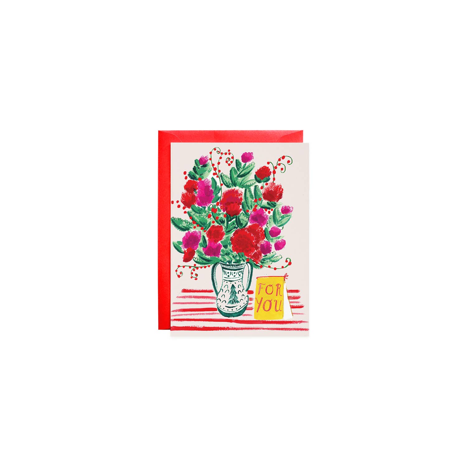 Winter Flowers Petite Card