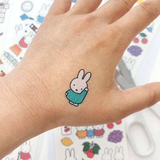 Miffy Temporary Tattoo Sheet