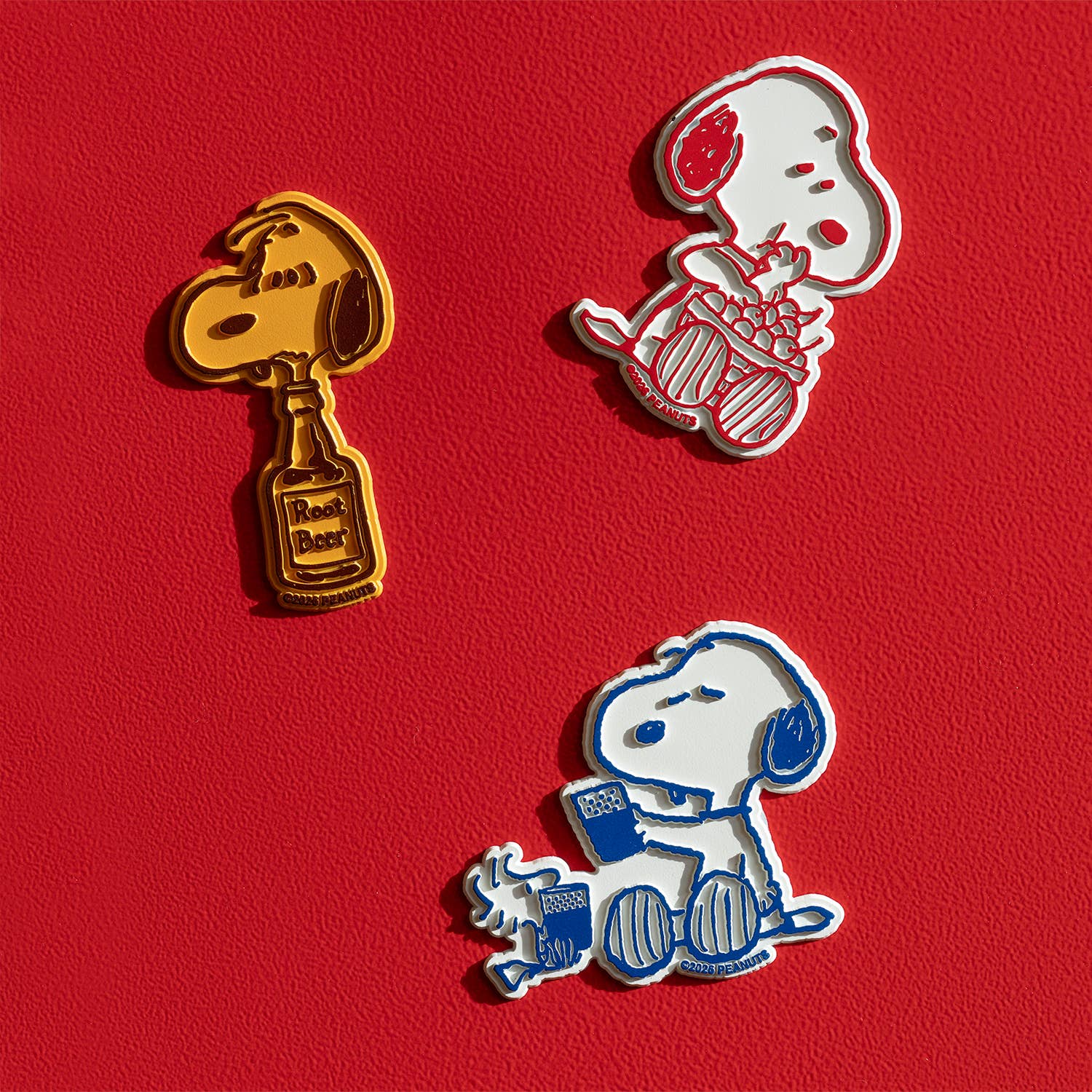 Snoopy Cherry Basket Magnet