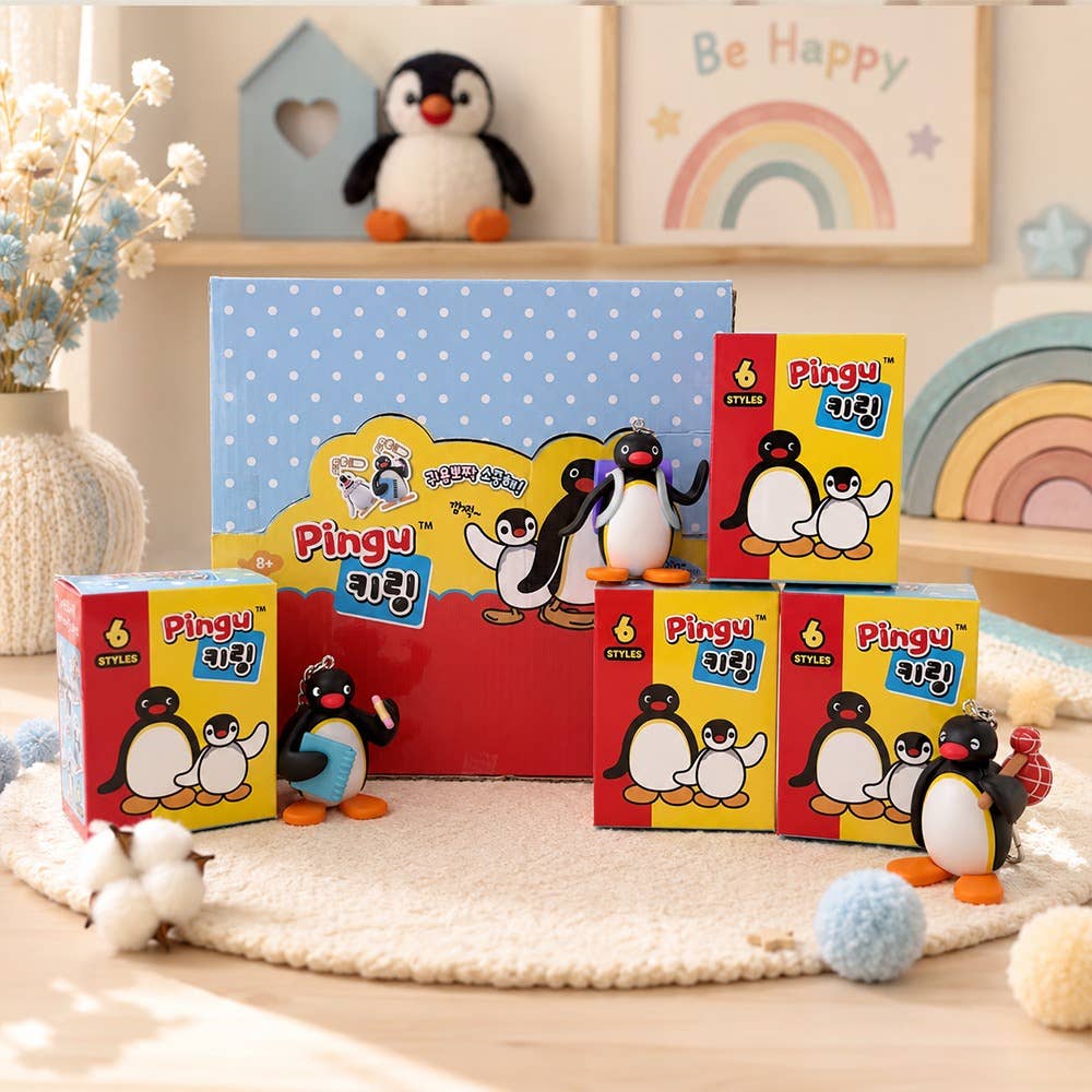 Pingu 3D Keyring Random Box