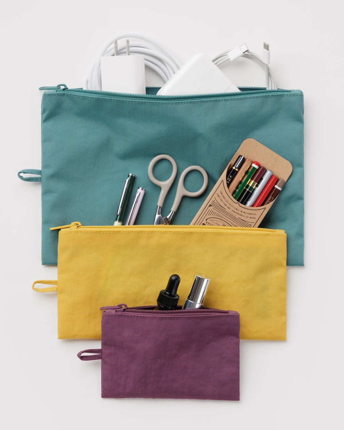 Flat Pouch Set, Jewel Mix
