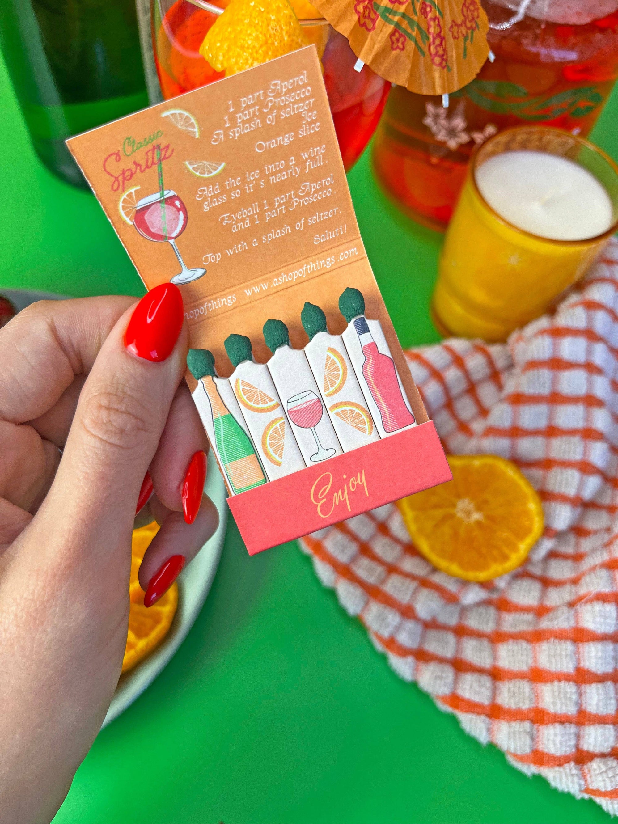 Spritz Matchbook