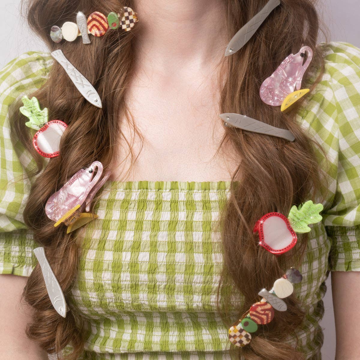 Hors D’oeuvre Alligator Hair Clip