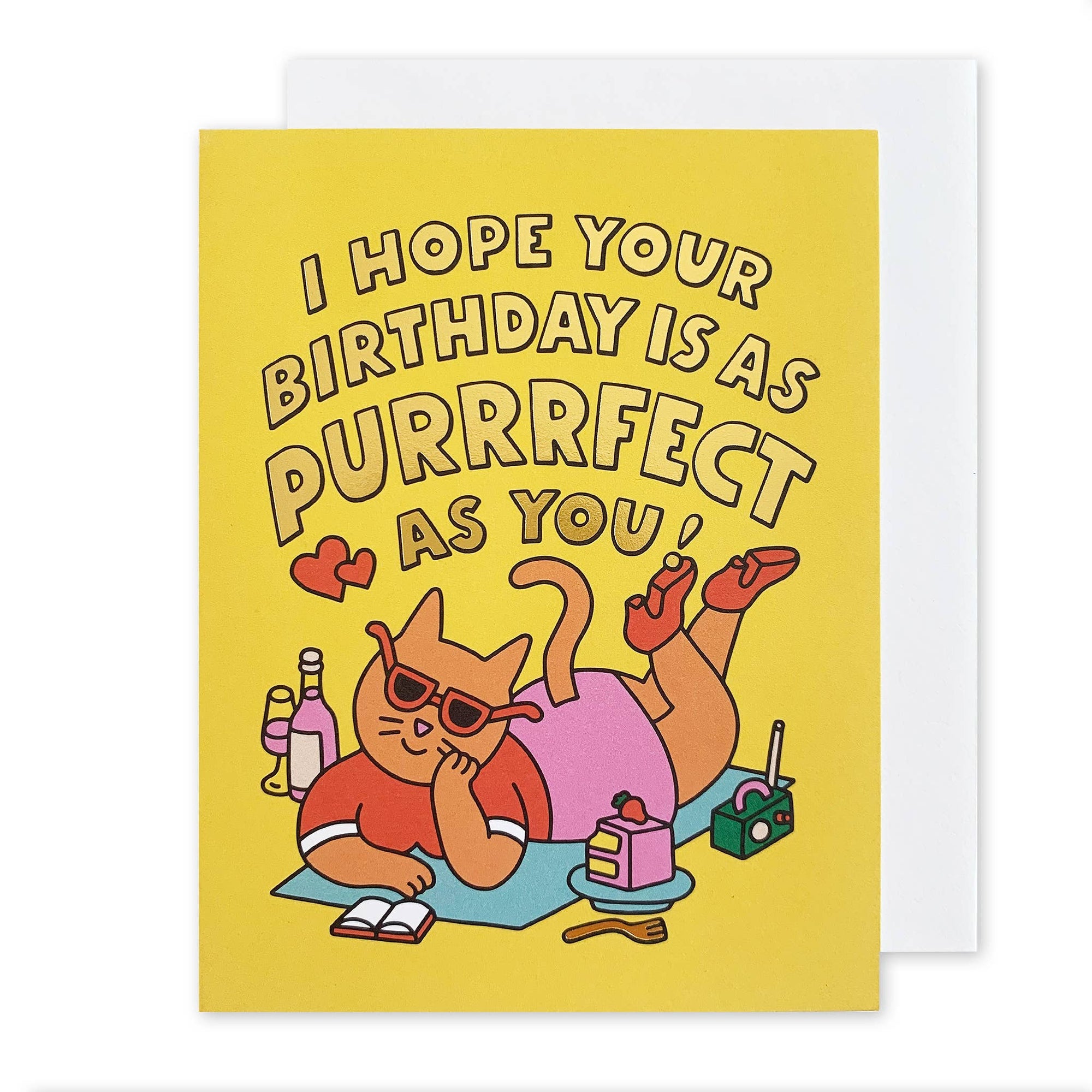 Purrrfect Birthday Card