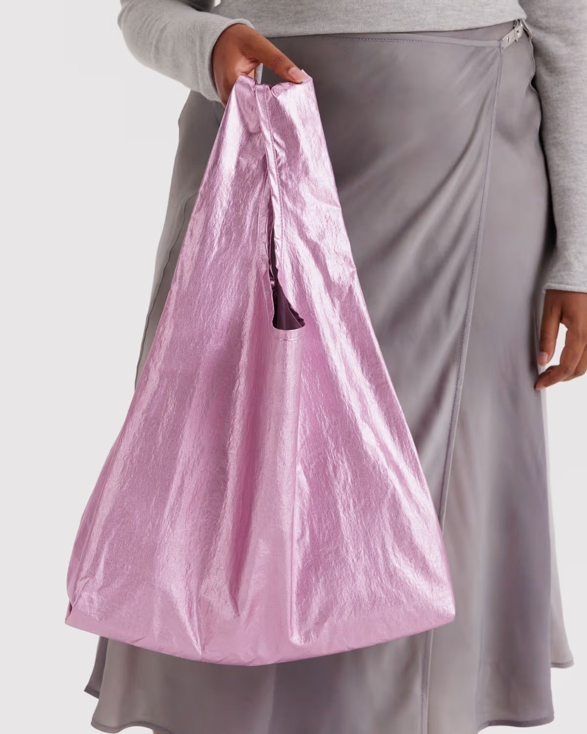 Standard Baggu, Metallic Blush