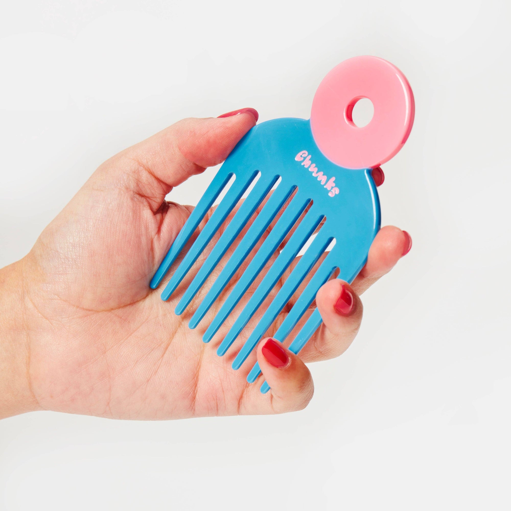 Pick Comb, Blue + Pink