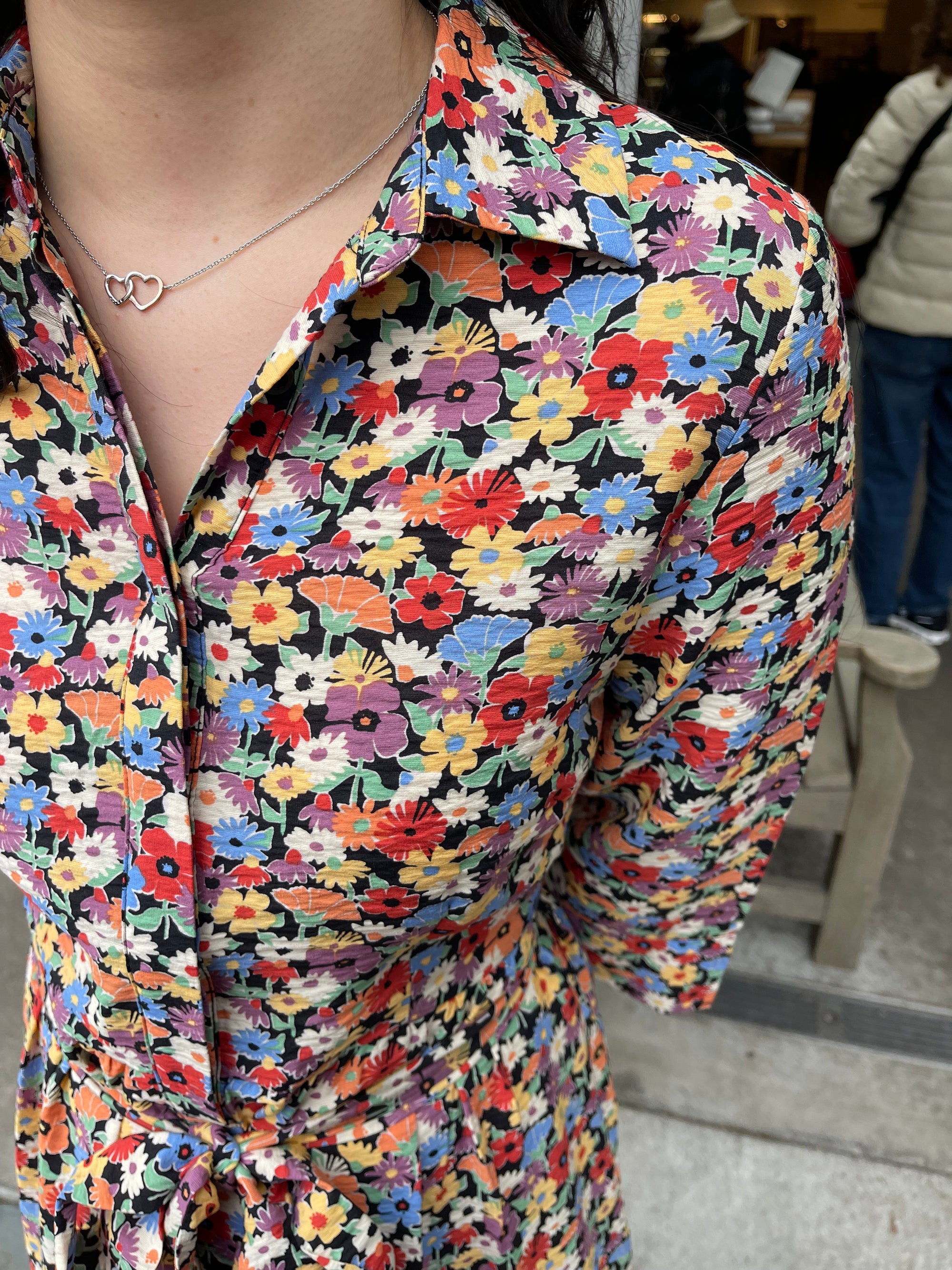 Midi Dress, Autumn Floral