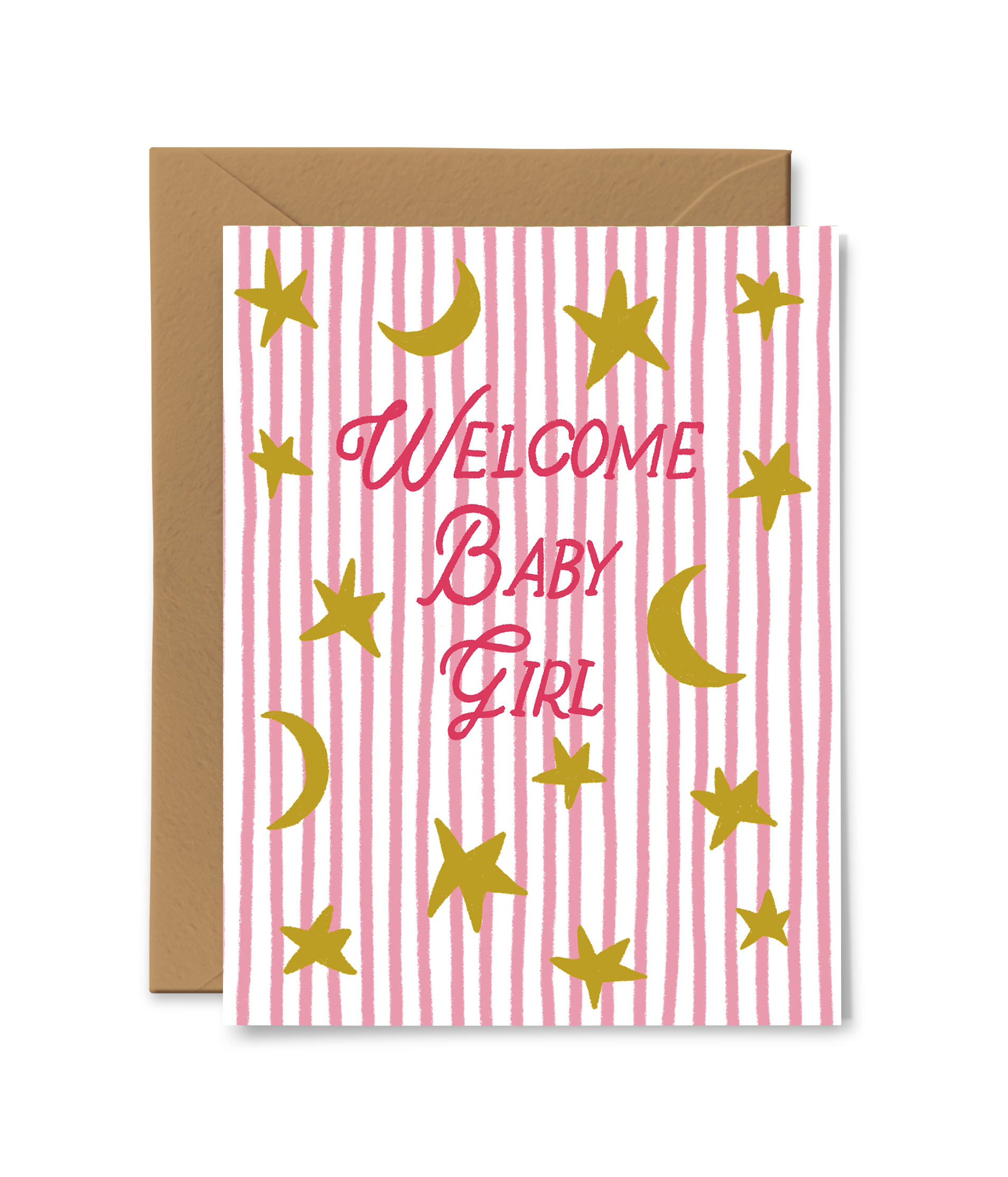Welcome Baby Girl Card