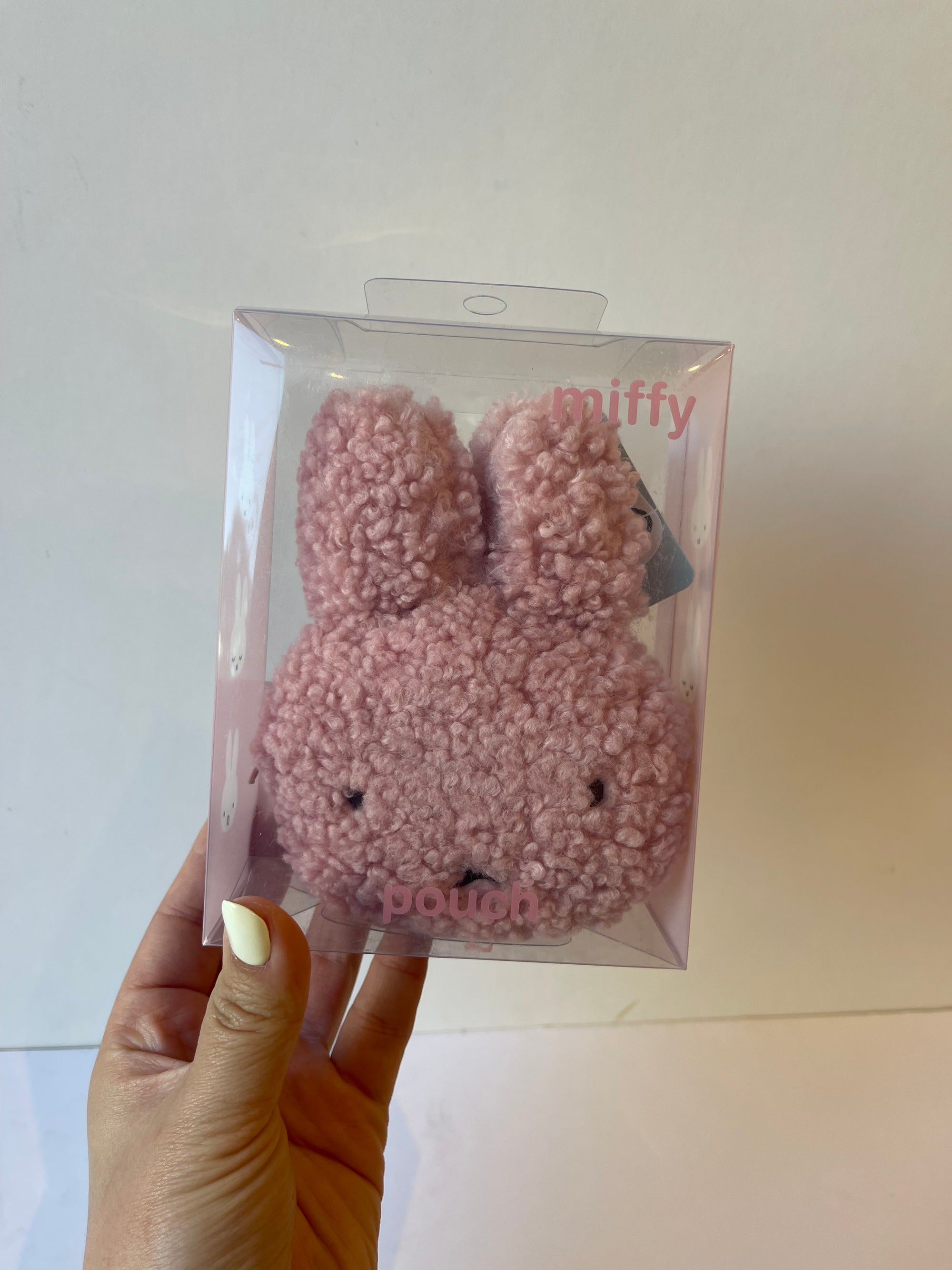 Miffy Fluffy Pouch, Pink