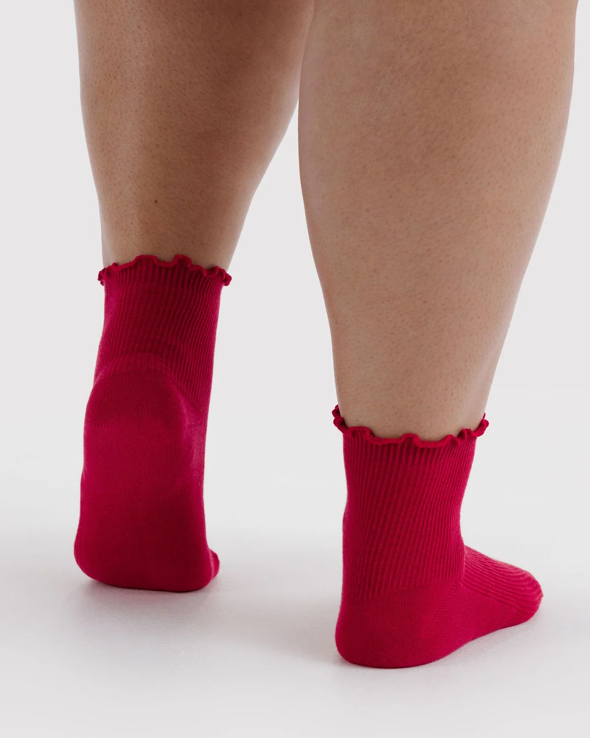 Lettuce Edge Sock Set of 2, Wild Plum & Cherry
