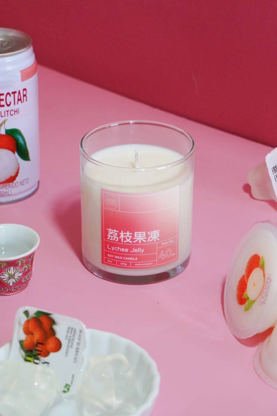 Lychee Coconut Jelly Candle